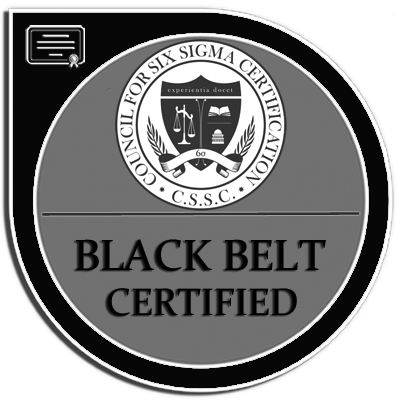The Council for Six Sigma Certification - Lean Six Sigma Black Belt Certification